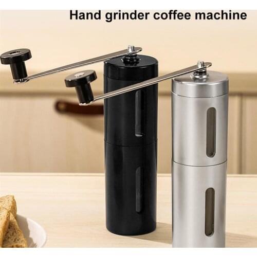 Mini Coffee Bean Grinders Stainless Steel Handmade Detachable Water Wash Manual Coffee Grinder Hand Crank Coffee Bean Mill
