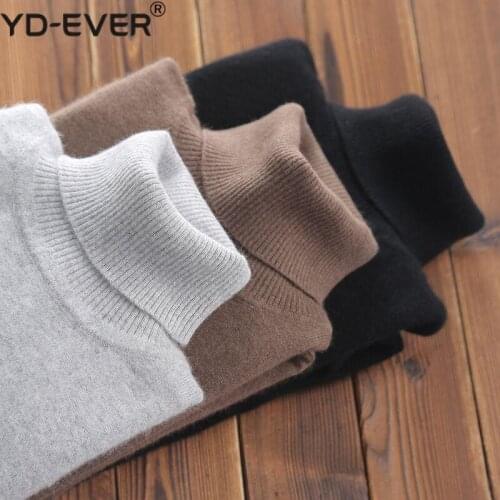 Turtleneck Cashmere Sweater Men 2020 Autumn winter sueter hombre clothes Classic Knitwear Robe Pull Homme Pullover Men sweaters