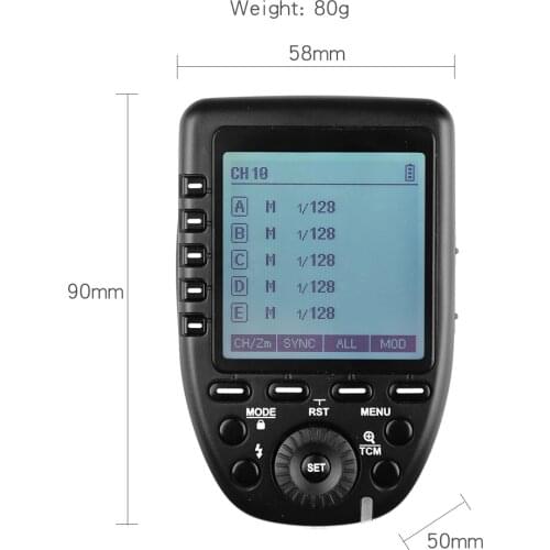 Godox XPro-C /S/N/O/F lash Trigger Transmitter for Canon Sony Nikon Olympus E-TTL II 2.4G Wireless X HSS LCD Screen DSLR Camera