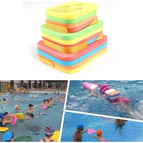 1Pc Swimming Floating Kickboard Child Adults Safe Pool Training Learner Aid Foam Air Mattresses Kick Board With Safety Belt 2021