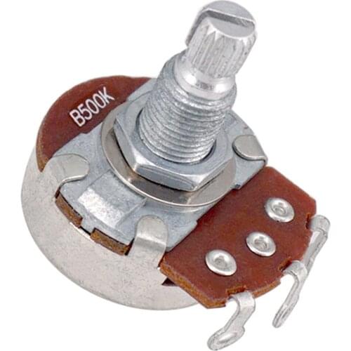 Guitar Potentiometer Audio POTS A500K B500K OHM Tone Volume Replacement for