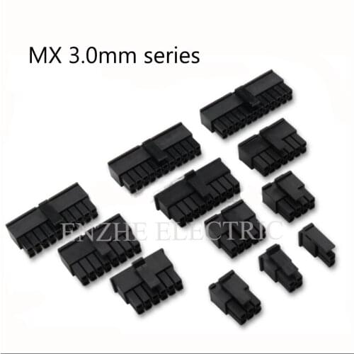 MX 3.0mm 43025-2P~24P AWG30#~22# ROHS Wire to Board female Bar connector wire Strip connector automotive Plug socket PA66UL94V