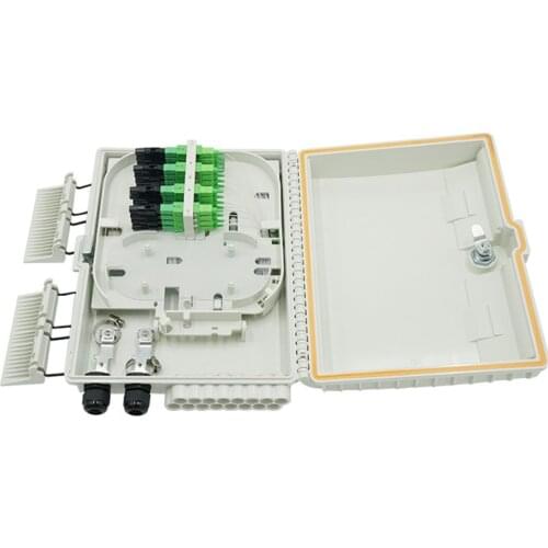 Manufacturing Price optical fiber splitter box 16 core fiber optic termination box outdoor wall mounted terminal box FTT-H308A