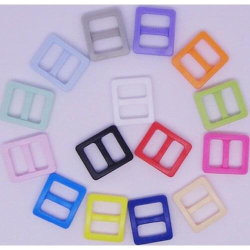 SICODA 200pcs 10mm plastic pets collar adjust buckle dog lock cord lock safety buckle backpack buckle multicolors POM adjuster