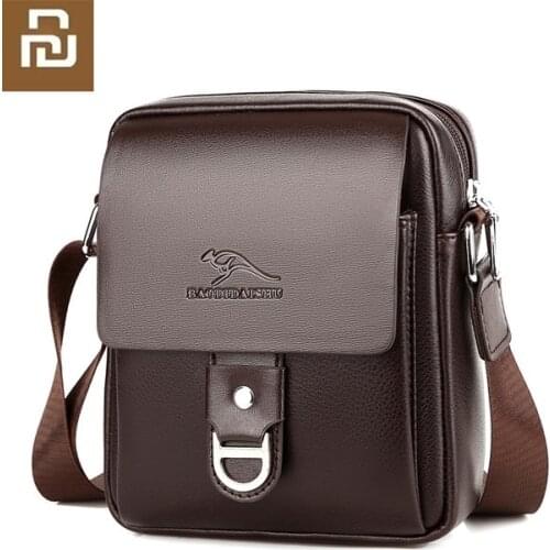 Xiaomi Fashion Luxury Mens Shoulder Bag Messenger Bag Business Casual Chest Bag Male USB Charging Travel Crossbody Package