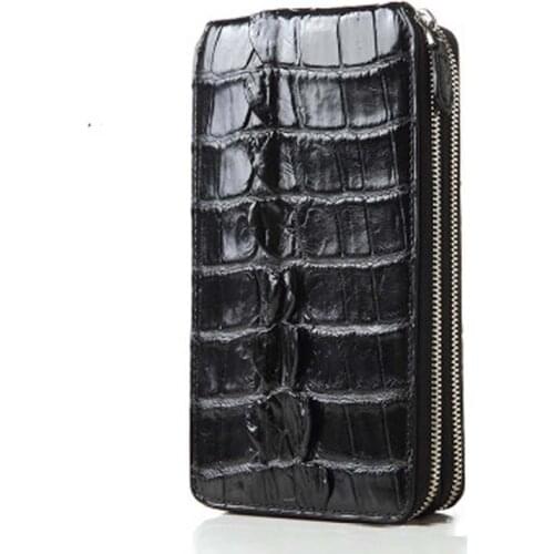 Xiangdongdong crocodile men bags large capacity More screens genuine crocodile leather men hand bag men clutches