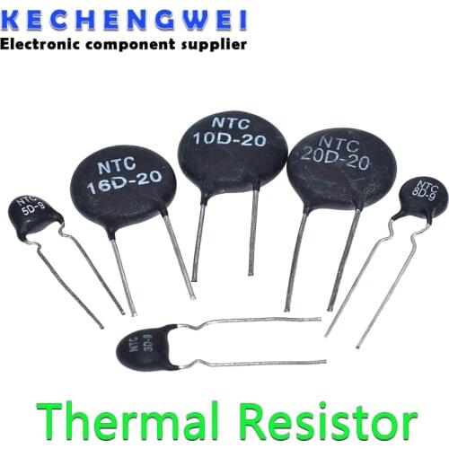 10pcs Thermal Resistor NTC 5D-11 10D-9 10D-11 47D-15 10D-20 10D-13 8D-11 10D-15 5D-15 10D-7 MF11-103 10D-25 8D-20 20D-20 5D-9