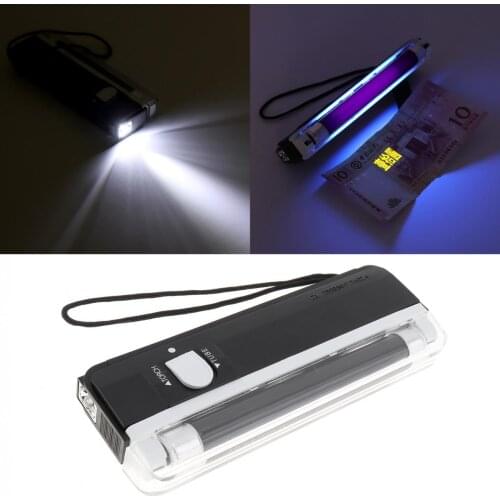 UV Handheld Black Light Torch Lamp Blacklight Party Stage Dj Pet Money Verify