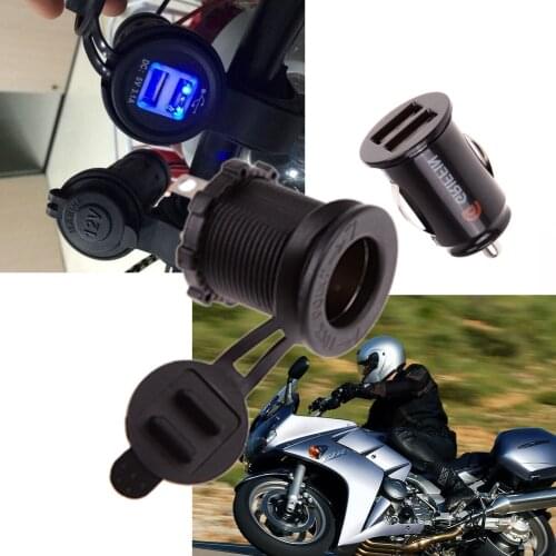 Waterproof Car Cigarette Lighter Socket Charger Outdoor Personal Car 12V Power Outlet 3.1A Dual USB Parts Decoration