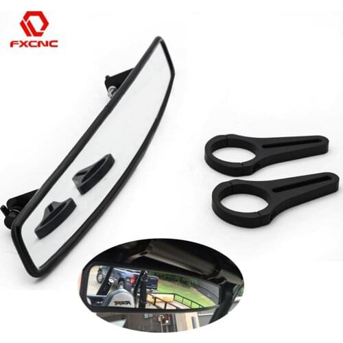 Rear View Mirror 1.75" Rearview Mirror Bar Clamp For UTV Polaris Rangers RZR RZRS XP 400 500 570 700 800 900 1000 Yamaha Rhinos