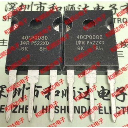 10pcs/lot 40CPQ080 New stock TO-247 80V 40A