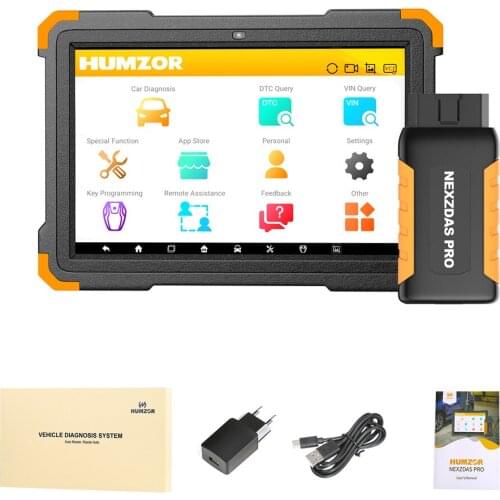 Humzor NexzDAS Pro Auto Diagnostic Tool OBD2 Scanner Support IMMO/ABS/EPB/SAS/DPF/TPMS/Oil Reset Full System PK MK808/K1 PRO