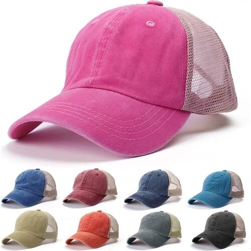 Unisex Outdoor Cotton High Quality Embroidered Mesh Baseball Caps Adjustable Outdoor Tactical Hiking Hats Casual Desert Hat