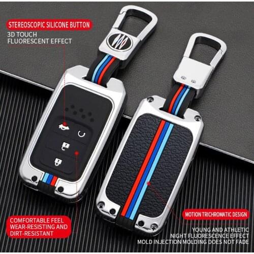 For Honda civic CR-V HR-V agreement jade crider odyssey racer ridgeline Glossy car styling car key case decoration accessories