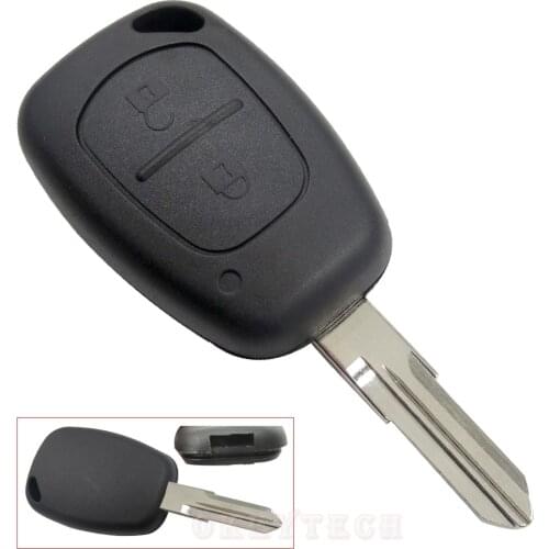 Remote Car Key Case For Opel Vivaro Movano For Renault Traffic Kangoo For Nissan 2 Button Uncut VAC102 Blade Car Cover Fob Shell