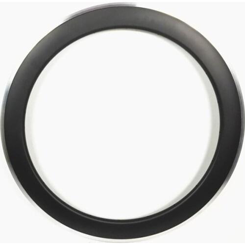 DEERACE 1 pair of 60mm 700c Carbon Alloy Road Bicycle Wheel Rims with Aluminium Alloy Braking Surface