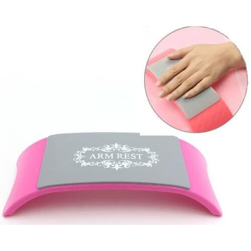 Nail Tools Equipment Hand Holder Manicure Accessories Cushion Pillow Salon Nail Arm Rest Plastic and Silicone