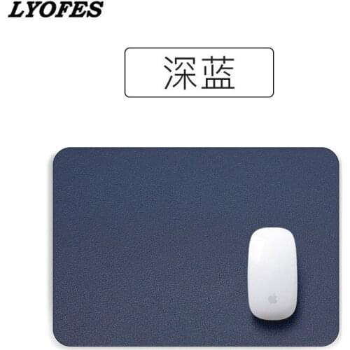 Mouse Pad Cute Double-sided Mat for Mouse Office 21x26cm Mat for Mice Kawaii PU Leather Waterproof Cup Mats Deskpad Girls