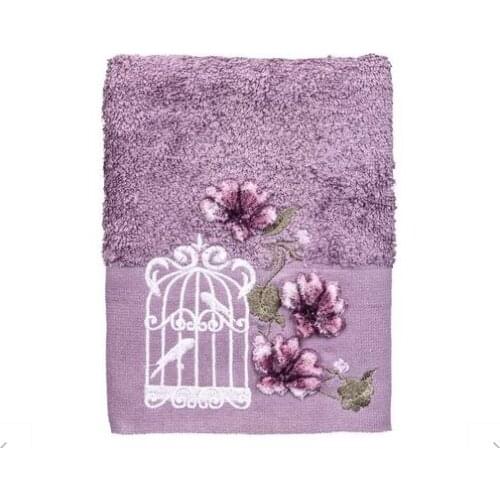 DowryWorld- Anka Kitchen Towel Purple %100 Cotton