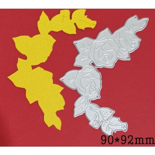Metal Cutting Dies etch flower leaves Craft Die mold for DIY Scrapbooking Paper Cards Decorative Crafts Embossing Die Template