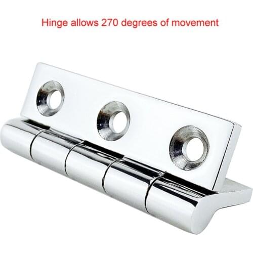 Stainless Steel Boat Deck Strap Cabinet Cupboard Door Hinges Marine Hardware
