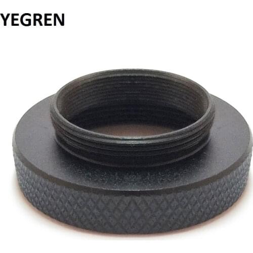 RMS to C Mount Adapter Microscope Camera Adapter Outer RMS to Inner C-mount Ring Adapter for Microscope Camera Objective Lens