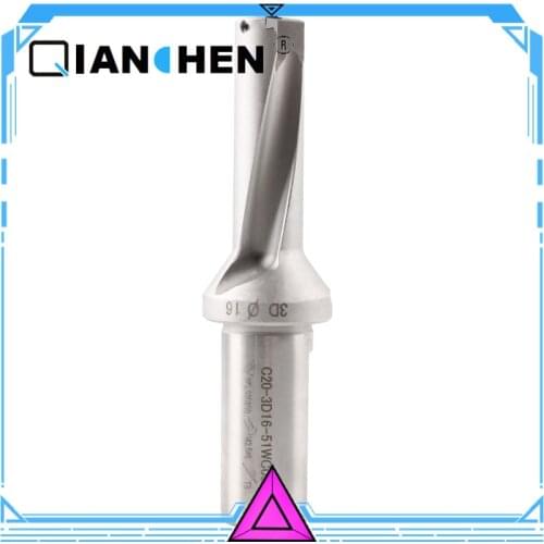 QianChen 15mm -25mm 2D WC03 WC04 SP05 SP06 SP07 Drill Type For Wcmt Spmg Insert U DrillingHole,indexable insert drills u drills