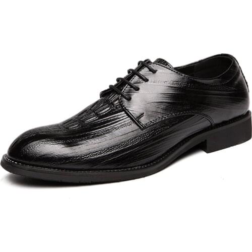 Plus size -47 shoes mens original mens classic evening wear luxury leather shoes mens Oxford Italian brand mens formal shoes