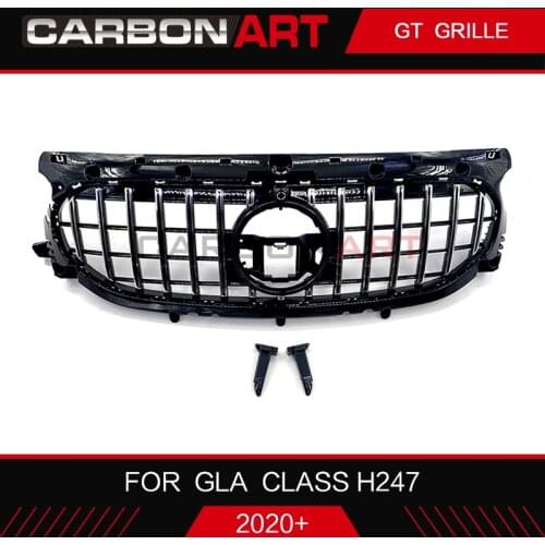 2020+ Gt Grill GLA H247 Front Bumper Mesh Front Grille For mercedz Gla class H247 Gt Grille For GLA200 GLA250 GLA260 2020+ Year