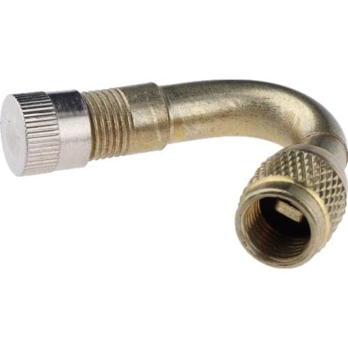 Motorcycle Tire Brass 45/90/135Degree Lengthened Inflatable Tube