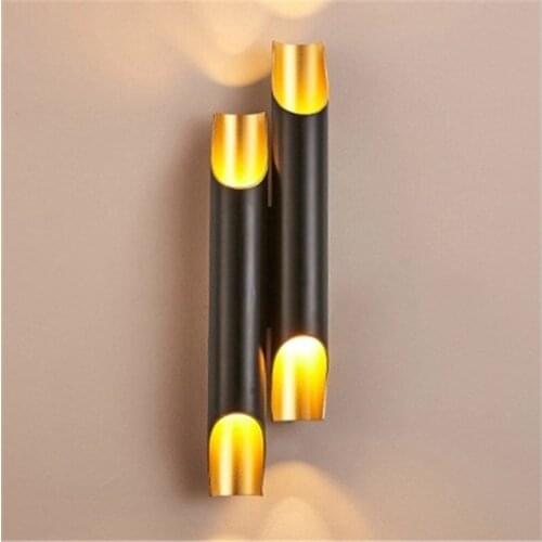 Modern minimalist wall lamp Nordic retro design art bedroom bedside decoration LED wall lamp G9 warm light white light AC 220V