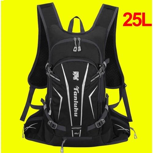 25L Sport Reflective Backpack Running Bag Cycling Backpacks For Bicycle Women Men Bike Outdoor Camping Hiking Rucksack