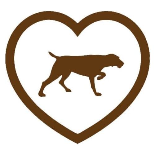 13 cm x 12 cm I Love Weimaraner Pointer Heart Dog Animal Sticker For Window Auto Door Kayak Vinyl Decal Scratches Waterproof
