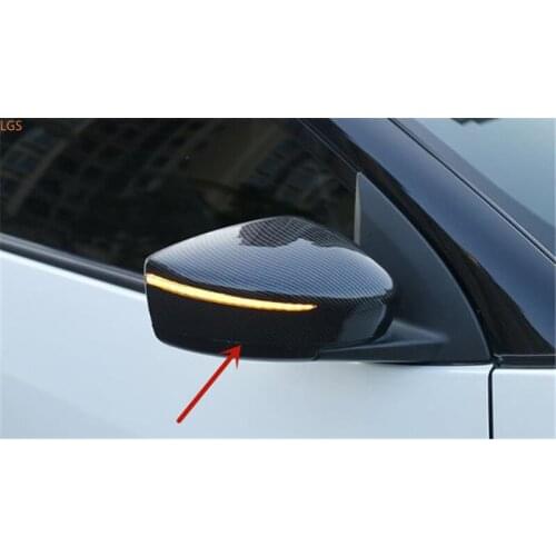 For Nissan KICKS 2017-2020 High-quality ABS Chrome Rearview mirror cover Anti-Rub protection Decoration Car styling