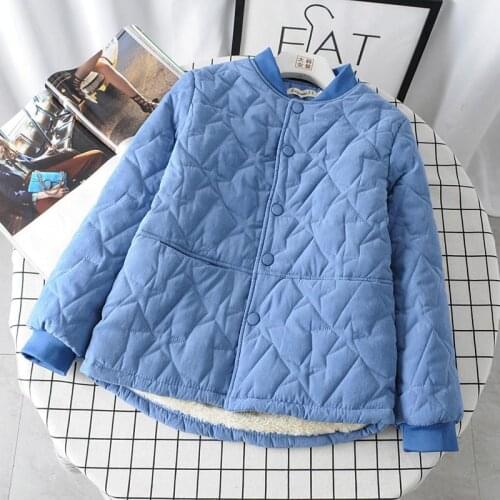 Female Parkas 2021 Winter Lamb wool Jacket Thicken Loose Women Warm Coat Plus size 4XL Casual Plus velvet Cotton Student Outwear