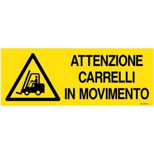 SIGN FOR ALL. ATTENTION TROLLEYS IN