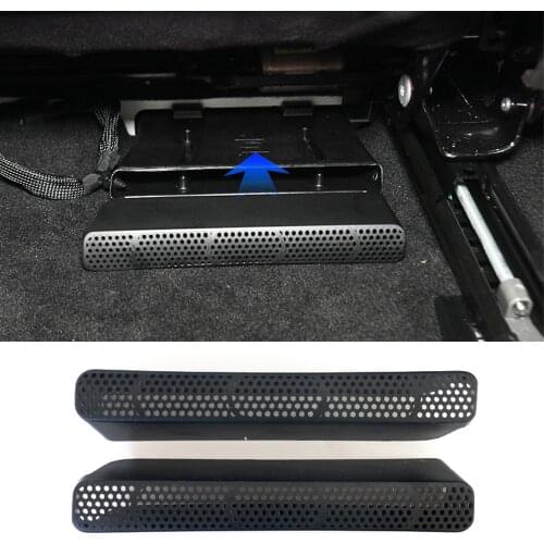 2PCS For Mercedes Benz C / E / GLC Class W205 S205 W213 S213 Under Seat Floor Rear AC Heater Air Conditioner Duct Vent Cover