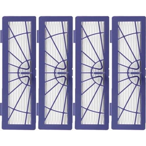 4 pieces HEPA Filter cleaning filter kits for Neato BotVac 70e 75 80 85 Robotic Cleaner Filters for Botvac vacuum cleaner Parts