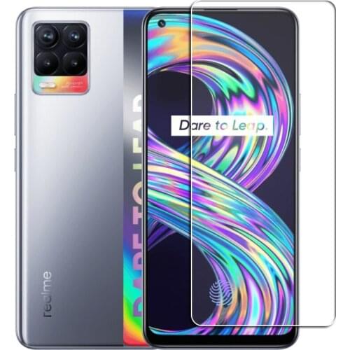 9H HD Tempered Glass For Realme 8 Pro Realme8 8Pro Protective Film ON Realme8Pro RMX3085 RMX3081 Screen Protector Cover