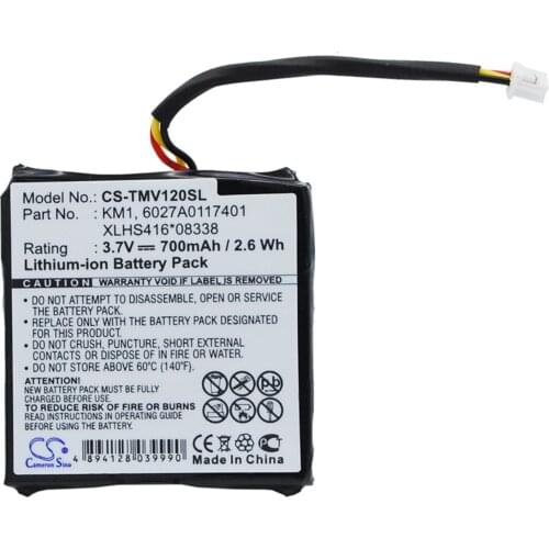 2021 Battery For TomTom 6027A0117412 Via Live 125,Via Live Euro,Via Live Regional 700mAh / 2.59Wh
