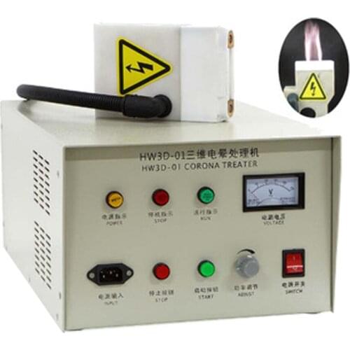 220v for film corona cup,gluing, Plasma Corona treater surface treatment one head 3D Spherical Corona Treatment machine