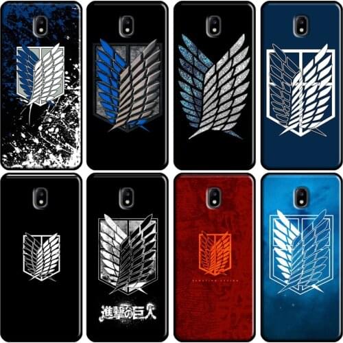 Attack on titan Shingeki no Kyojin Soft Case For Samsung Galaxy A3 A5 2016 J1 J3 J4 J5 J6 J7 2017 J2 Core J8 A9 A6 A8 Cover