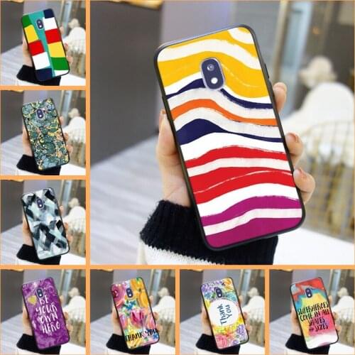 For Samsung Galaxy J4 J6 J8 Plus 2018 J2 J5 J7 Prime J3 J5 J7 2015 2016 2017 Phone Case Silicone Soft Art Quotes Back Cover