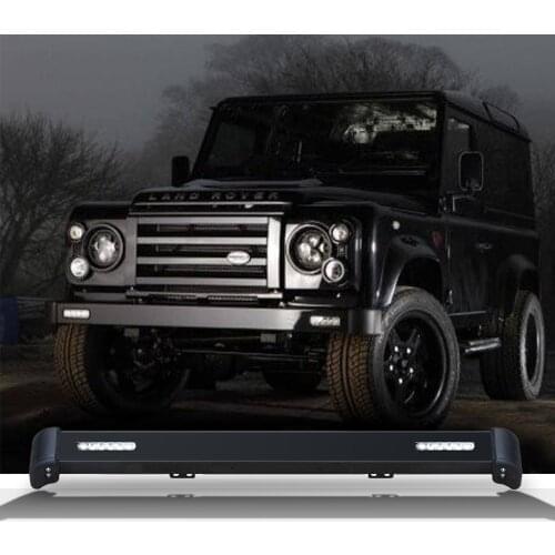 For Land rover Defender 90 110 Front Bumper with led lights Accessories Original Type Bumper