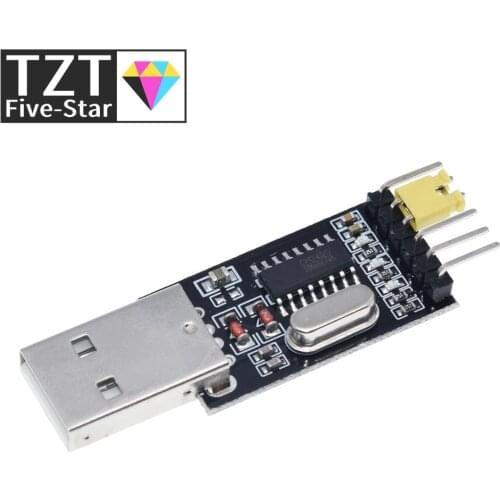 TZT CH340 module USB to TTL CH340G upgrade download a small wire brush plate STC microcontroller board USB to serial