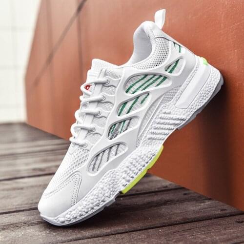 Mens Shoes 2021 Casual Shoes Trend Fashion Sports Shoes Net Shoes Summer Breathable Couple Shoes Running Mens Single Shoes