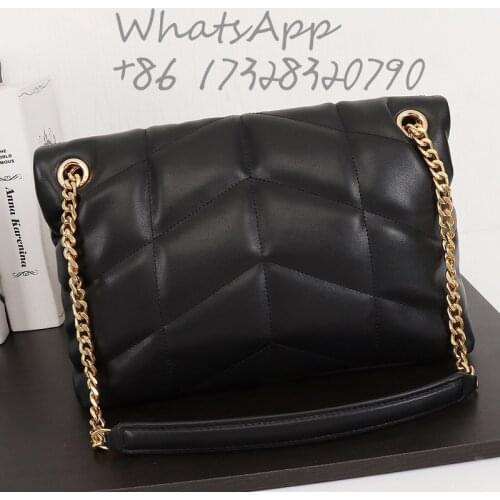 2021 Luxury woman shoulder bag New Fashion famous brand designer quilted genuine leather PUFFER Chain bag top quality free ship