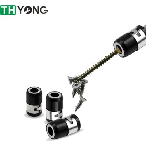 Universal Alloy Magnetic Ring 1/4” Metal Electric Screwdriver Bit Holder Anti-Corrosion Strong Magnetizer For 6.35mm Shank Drill