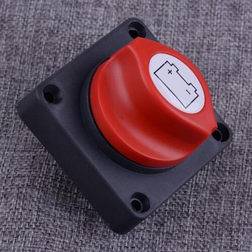 Universal 300A 12V 24V Battery Isolator Switch Cut Off Disconnect Power Kill Key Car Van Fit for boats winch power cable