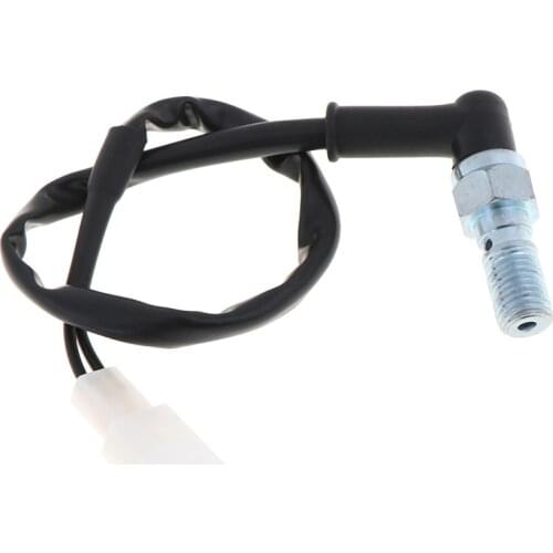 Universal Motorcycle Brake Hydraulic Single Banjo Bolt Light Switch Hydraulic Brake Pressure Light Switch M10*1.25mm New